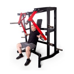 Широкий грудной жим на свободных весах Protrain PP107 (черно-желтый)