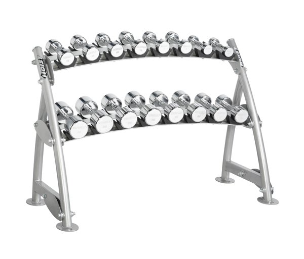 Подставка для хромированных гантелей HOIST CF-3462-2 матовый черный