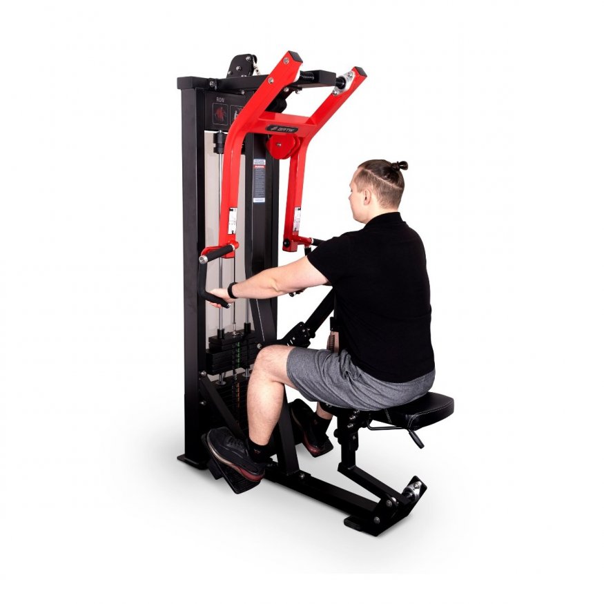 Горизонтальная тяга Protrain CP108 (черно-красный)