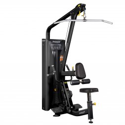 Тяга сверху, Гребная тяга с упором на грудь HOIST HD-3200 черный, обновленная модель 2024