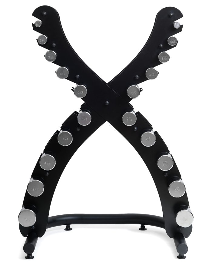 Стойка для гантелей Х-образная на 10 пар VictoryFit VF-T300