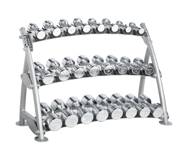 Подставка для хромированных гантелей HOIST CF-3462-3 матовый черный