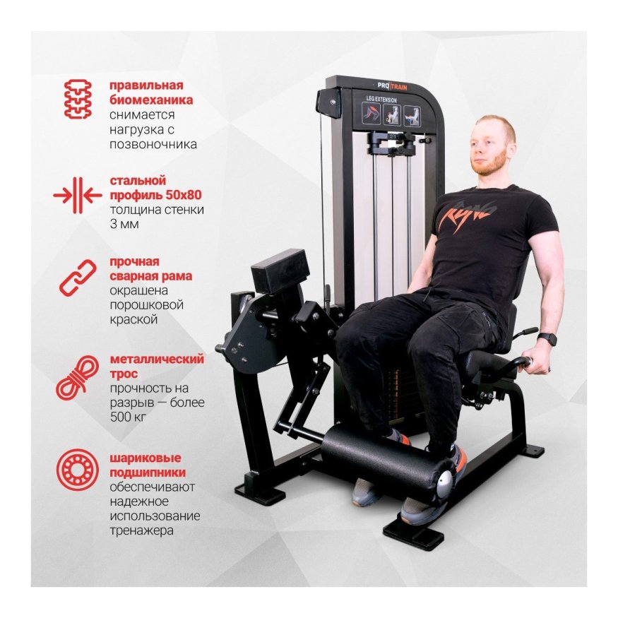 Разгибание ног сидя Protrain CP113