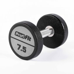 Гантельный ряд полиуретановый LEVEL (шаг 2,5 кг, 10 пар) PROFI-FIT 2,5-25 кг