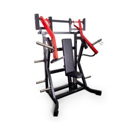 Наклонный грудной жим на свободных весах Protrain PP101 (черно-красный)