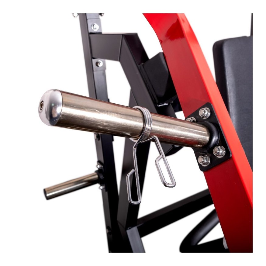 Наклонный грудной жим на свободных весах Protrain PP101 (черно-красный)