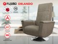 Кресло-реклайнер электрический с массажем FUJIMO ORLANDO F3004 VEF Smokie