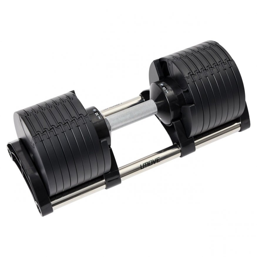 Наборная гантель UMOVE 2-32 кг, черный