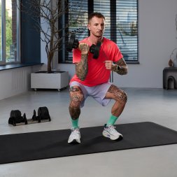 Наборная гантель UMOVE 2-32 кг, черный