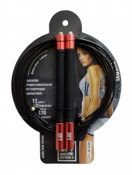 Скакалка профессиональная регулируемая скоростная FT-JR-SQD