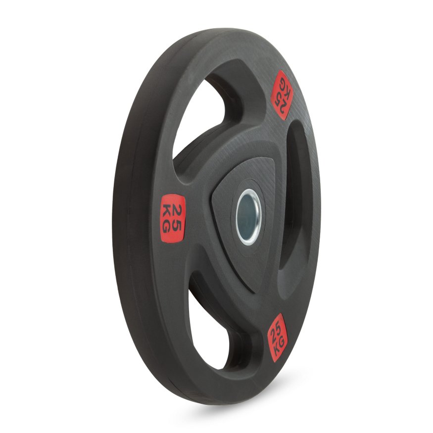 Диск 51 мм. обрезиненный с 3-мя хватами 25 кг