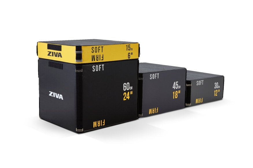  Matrix Fitness Комплект двухсторонних плиометрических коробок из 4 штук высотой: 15/30/45/60 см.