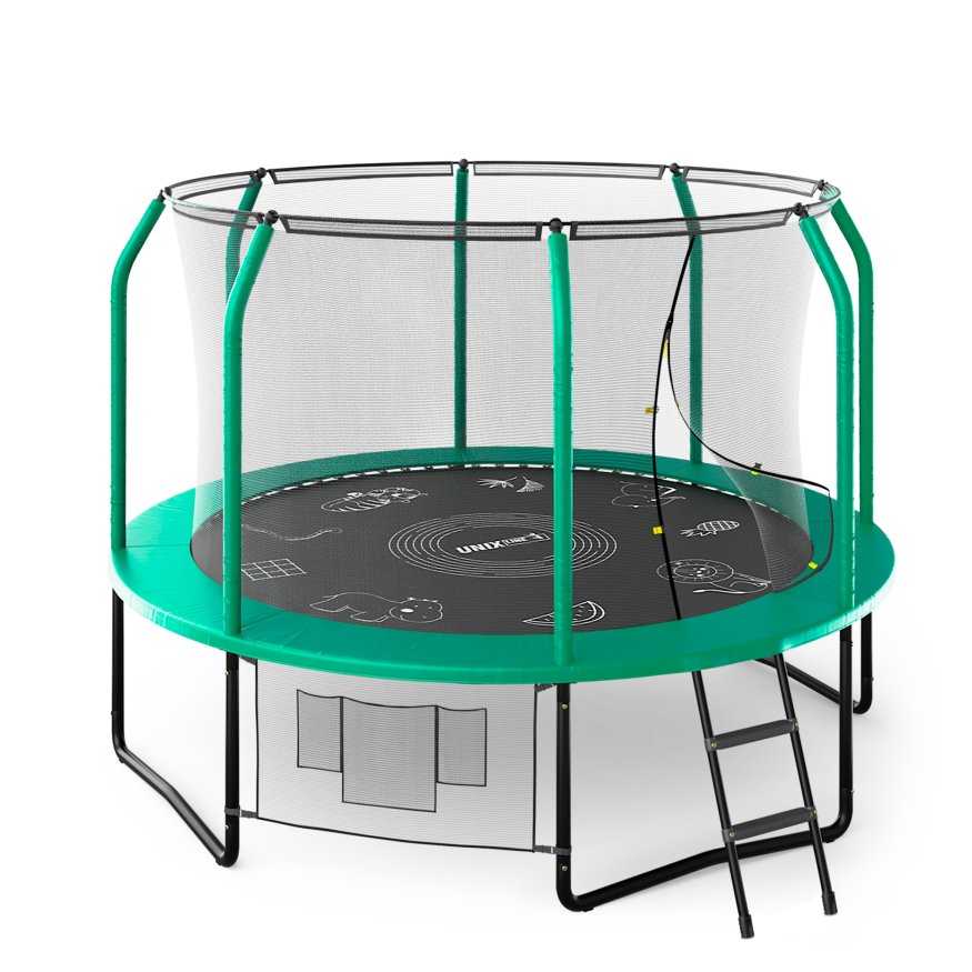 Батут UNIX Line SUPREME GAME 10 ft (Green)
