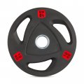 Диск 51 мм. обрезиненный с 3-мя хватами 10 кг