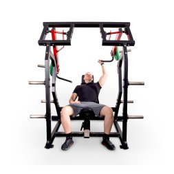 Плечевой жим на свободных весах Protrain PP121 (полностью черный)