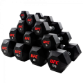 Комплект обрезиненных октагональных гантелей 10 пар от 2,5 до 25кг UFC