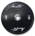 Aerofit AFBD 5кг Бамперные диски для кроссфита, черные
