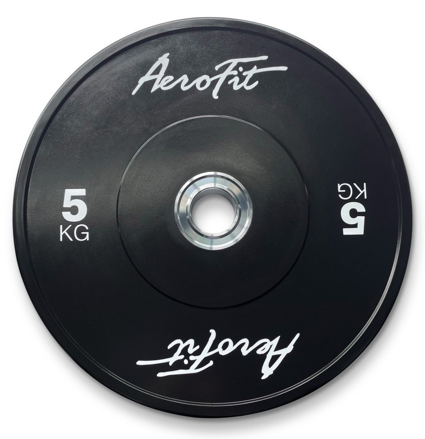 Aerofit AFBD 5кг Бамперные диски для кроссфита, черные