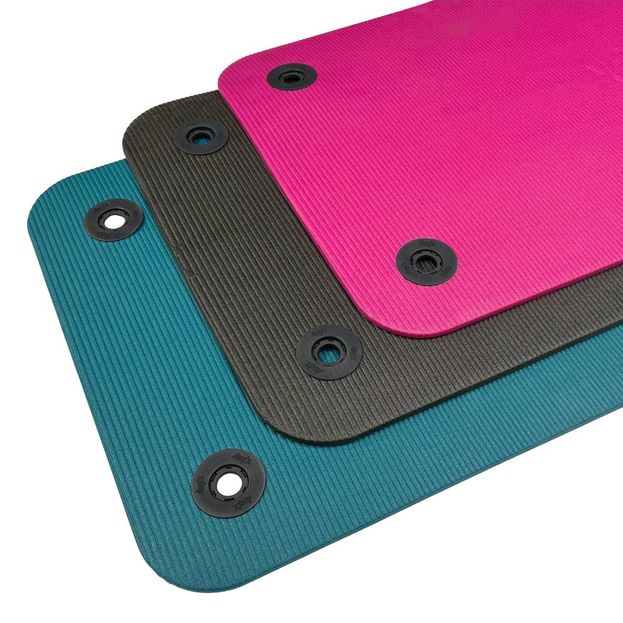 Гимнастический коврик AIREX Fitline 140 с люверсами темно-серый, с люверсами