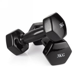 Гантель неразборная 3 кг. винил VictoryFit VF-DV030