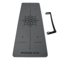 Коврик для йоги и пилатеса BRONZE GYM, 183x68x0, 5см