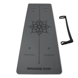 Коврик для йоги и пилатеса BRONZE GYM, 183x68x0, 5см