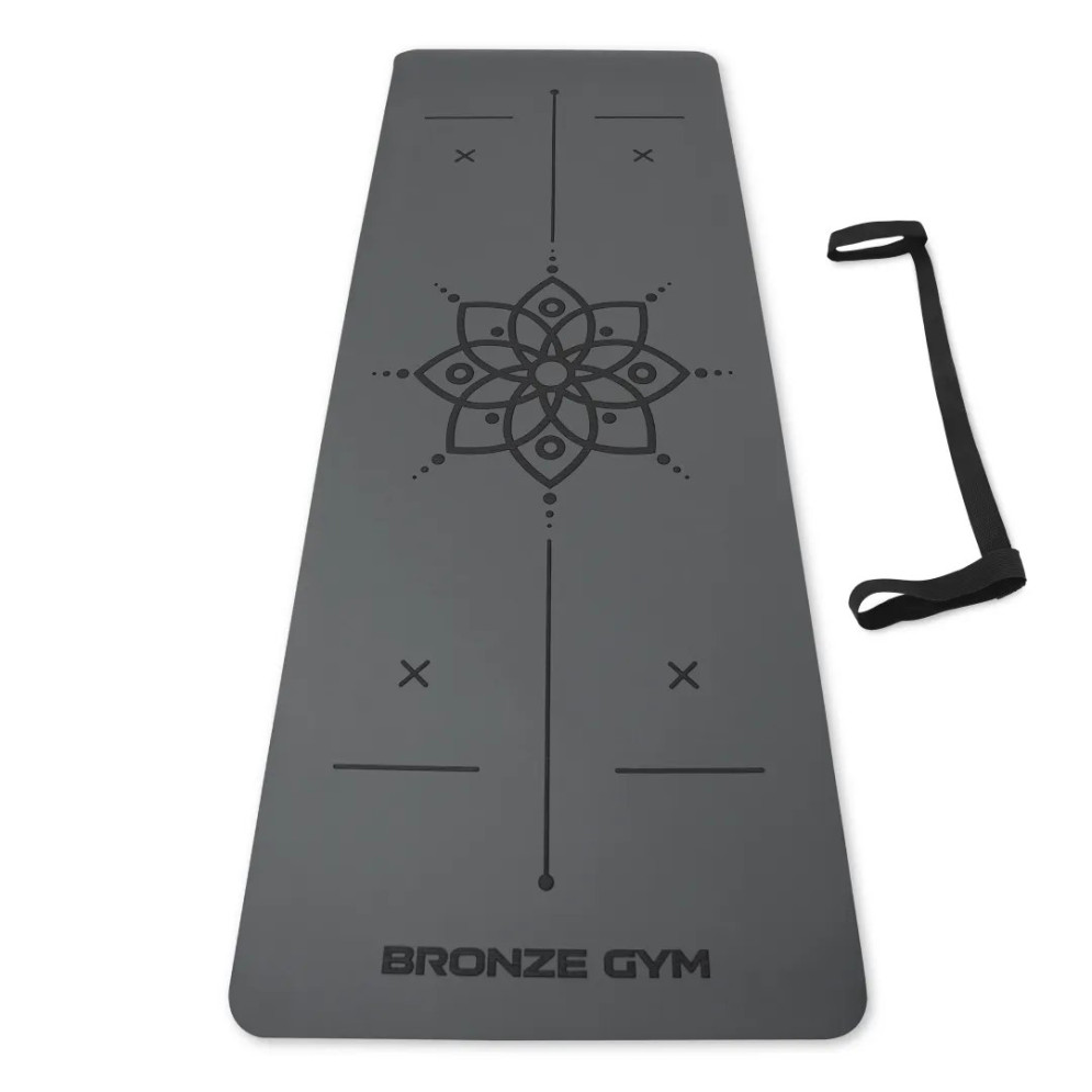 Коврик для йоги и пилатеса BRONZE GYM, 183x68x0, 5см