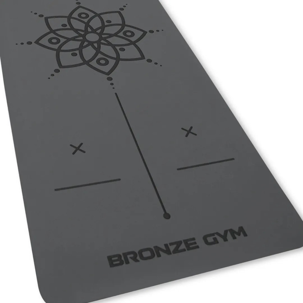 Коврик для йоги и пилатеса BRONZE GYM, 183x68x0, 5см
