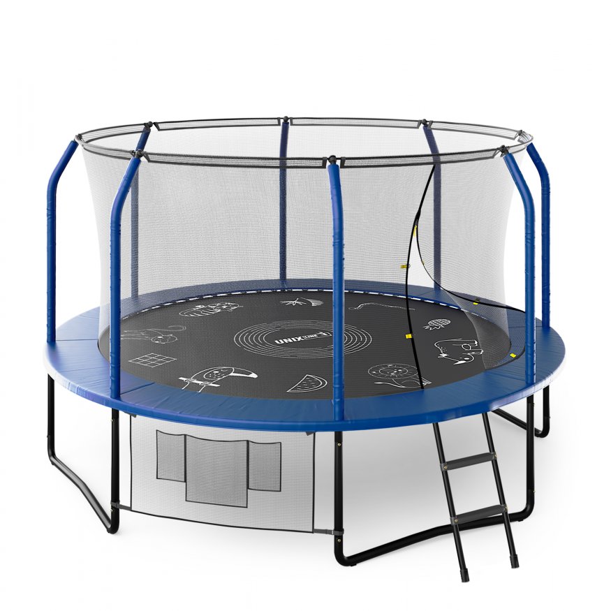 Батут UNIX Line SUPREME GAME 12 ft (blue)