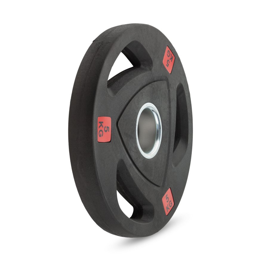 Диск 51 мм. обрезиненный с 3-мя хватами 5 кг