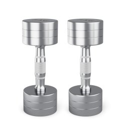 Гантель UNIX Fit PRO круглая хромированная 7 кг, 2 шт.