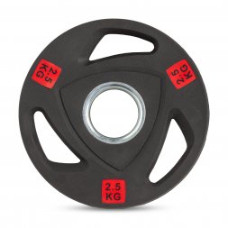 Диск 51 мм. обрезиненный с 3-мя хватами 2,5 кг