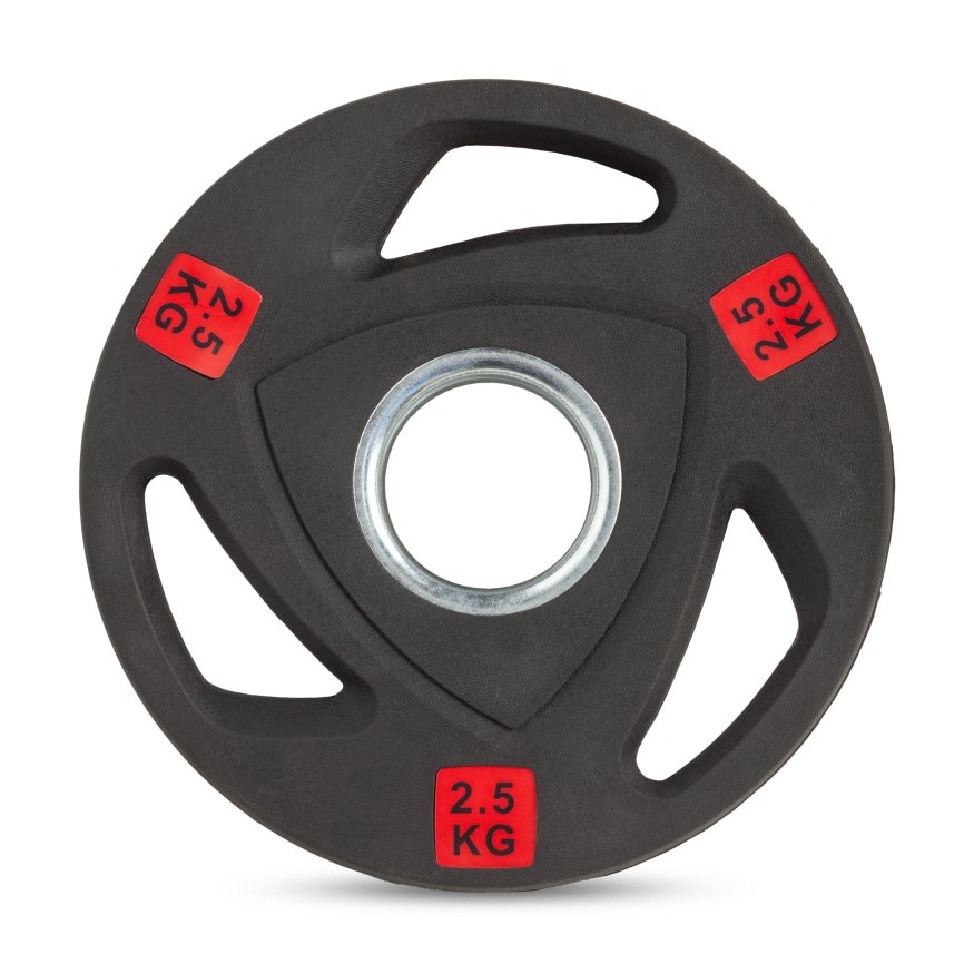 Диск 51 мм. обрезиненный с 3-мя хватами 2,5 кг