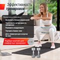 Гантель UNIX Fit PRO круглая хромированная 5 кг, 2 шт.