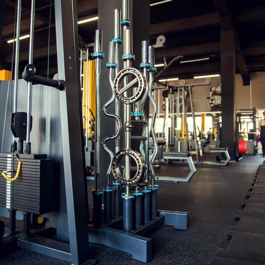 A3010 Вертикальный держатель для олимпийских грифов (на 8 шт) TANGEN