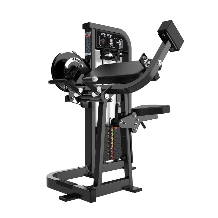 Бицепс/трицепс сидя Protrain CP134 (полностью черный)