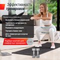 Гантель UNIX Fit PRO круглая хромированная 3 кг, 2 шт.