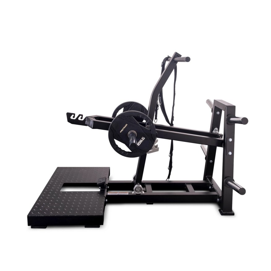 Приседания с поясом (колодец) на свободных весах Protrain PR-BS01B