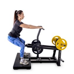 Приседания с поясом (колодец) на свободных весах Protrain PR-BS01B