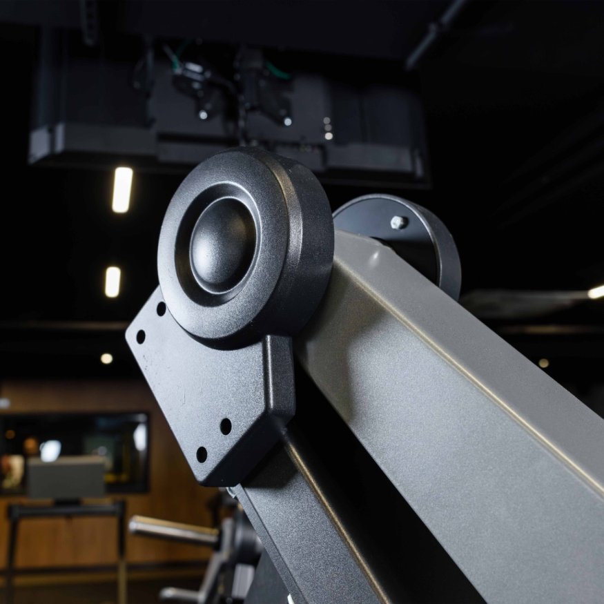 D910 Широкий жим от груди, рычаги серые