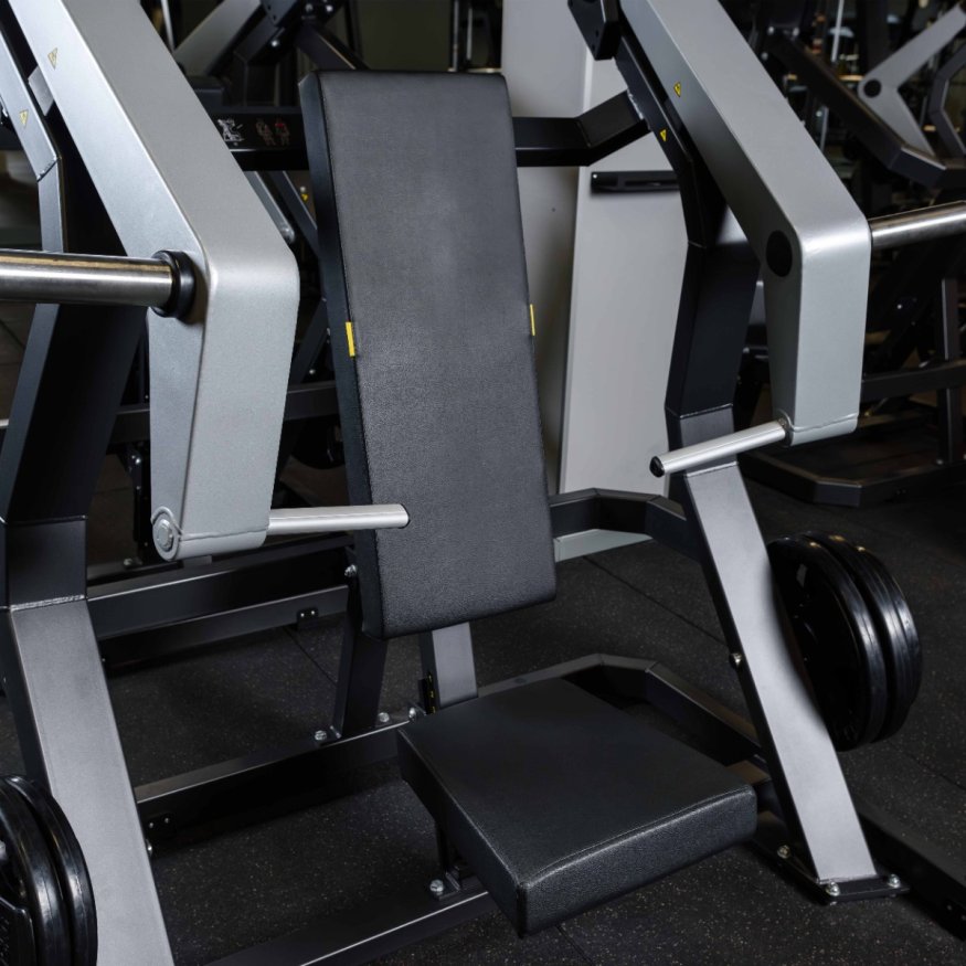 D915 Наклонный жим от груди, рычаги серые