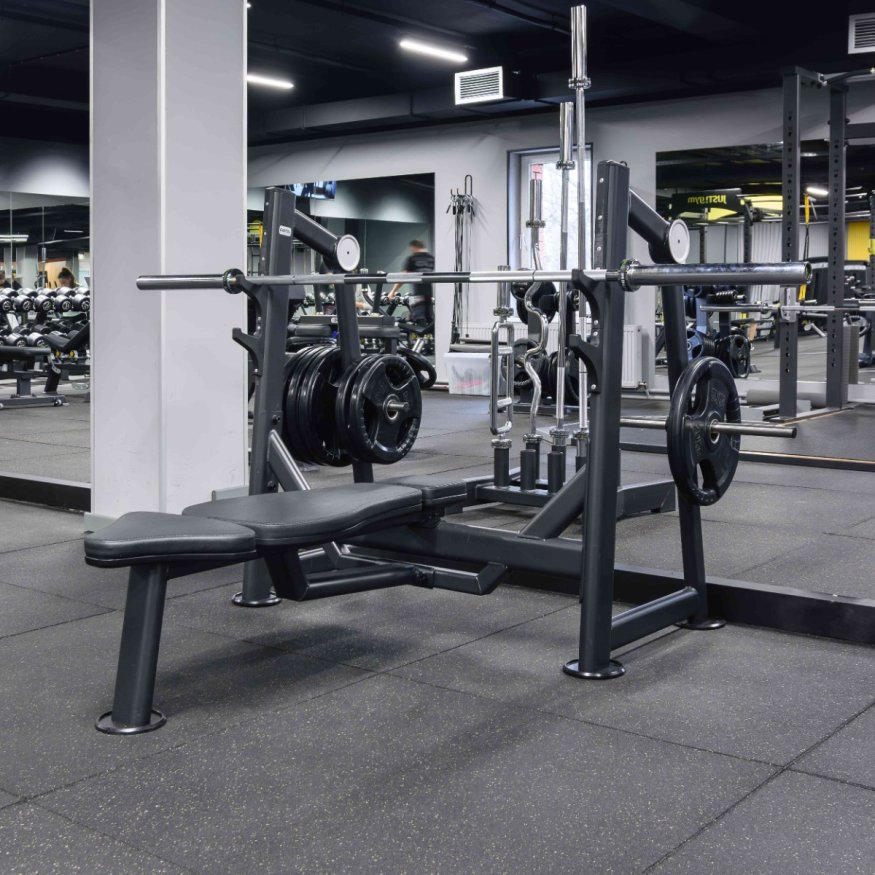 U2043 Скамья-стойка для жима штанги лежа