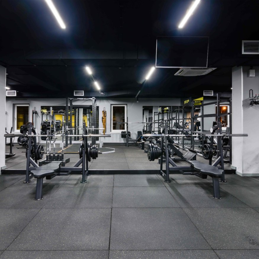 U2043 Скамья-стойка для жима штанги лежа