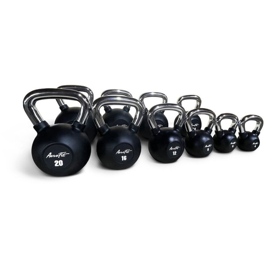 Aerofit AFBK Гири обрезиненные с хромированной рукояткой - 16 кг