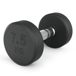 Гантель UNIX Fit PRO круглая обрезиненная 7,5 кг, 2 шт.