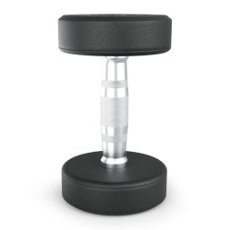 Гантель UNIX Fit PRO круглая обрезиненная 7,5 кг, 2 шт.