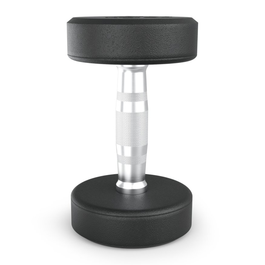 Гантель UNIX Fit PRO круглая обрезиненная 7,5 кг, 2 шт.