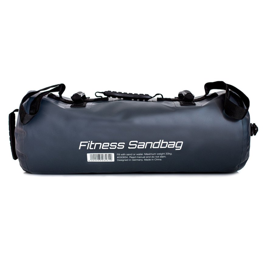 Сэндбэг AEROBIS Fitness Sandbag до 30 кг, серый/черный