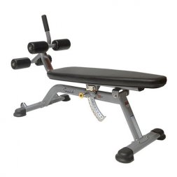 Домашняя регулируемая скамья для пресса HOIST HF-5264 матовый черный