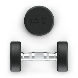 Гантель UNIX Fit PRO круглая обрезиненная 5 кг, 2 шт.